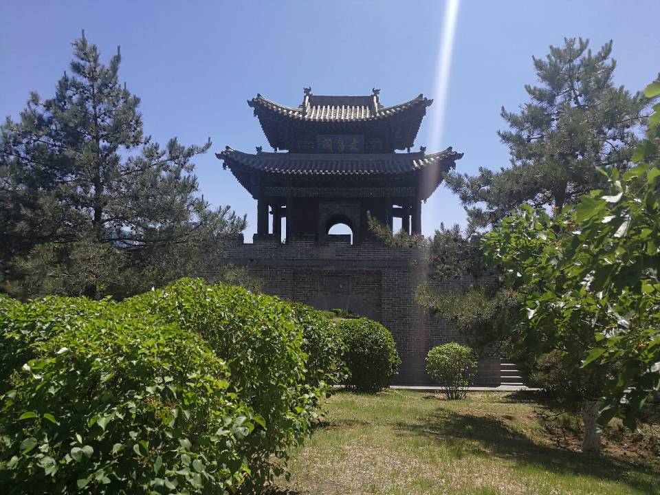 城墙带状公园-文昌阁