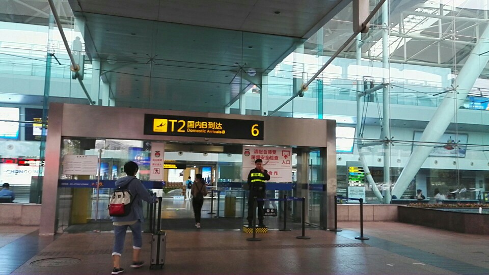 重庆江北国际机场t2航站楼t2国内a出发6号门